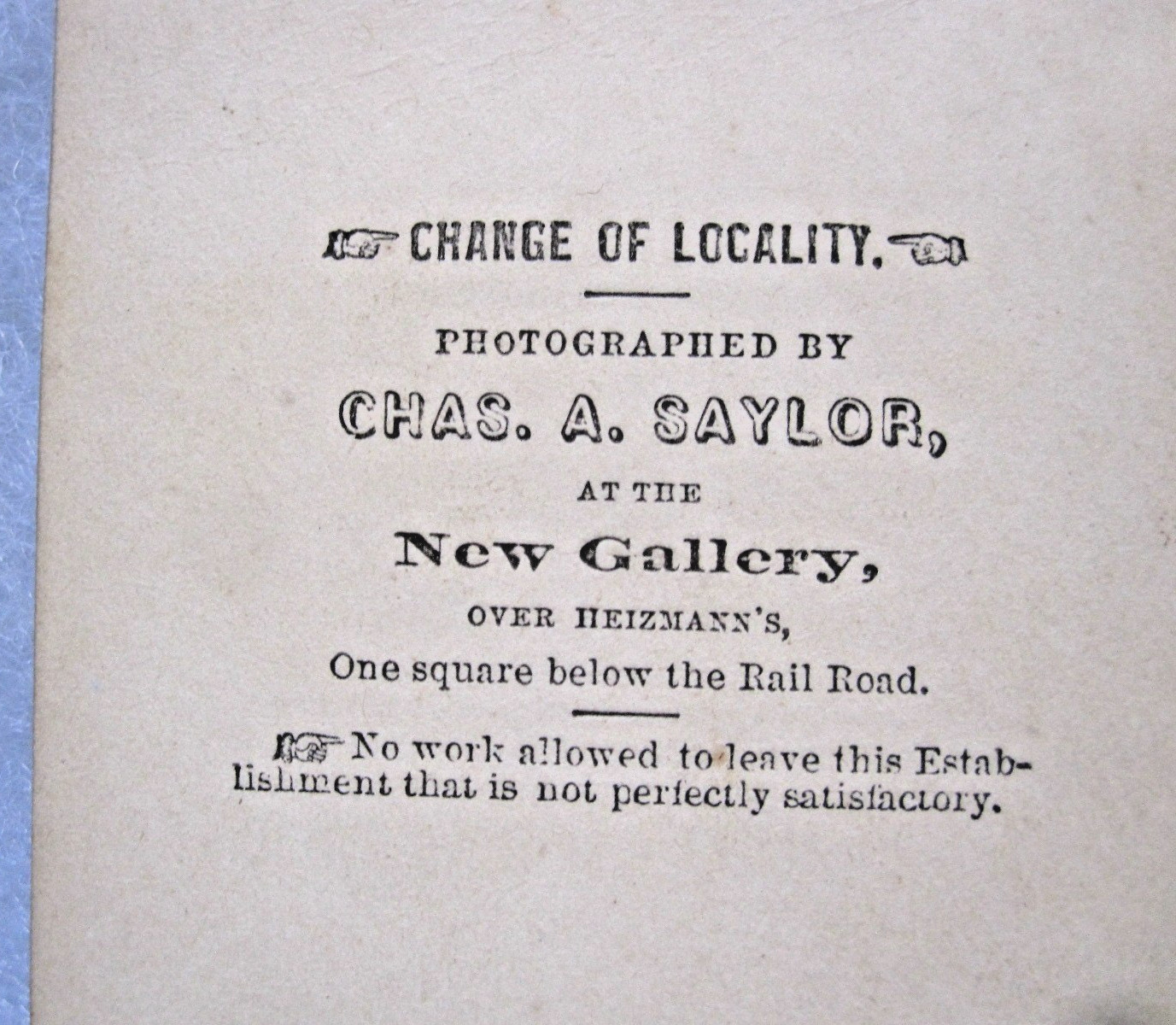 CDV - Civil War Gen. John White Geary of PA - Portrait