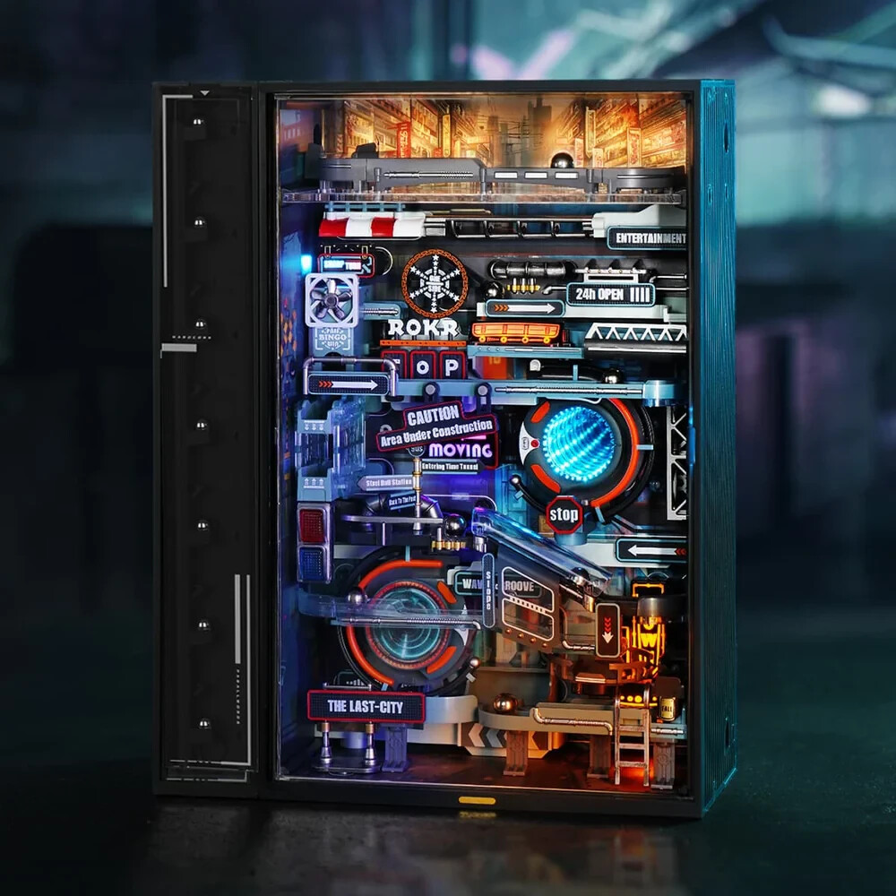 ROKR Parallel World 3D Puzzle Model Kits Marble Run DIY Building Toys Xmas Gifts