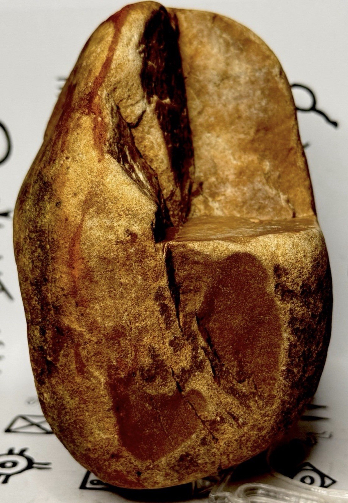 Native American Indian Authentic Artifact Stone Carved Effigy, 3 lb 2 oz • VA