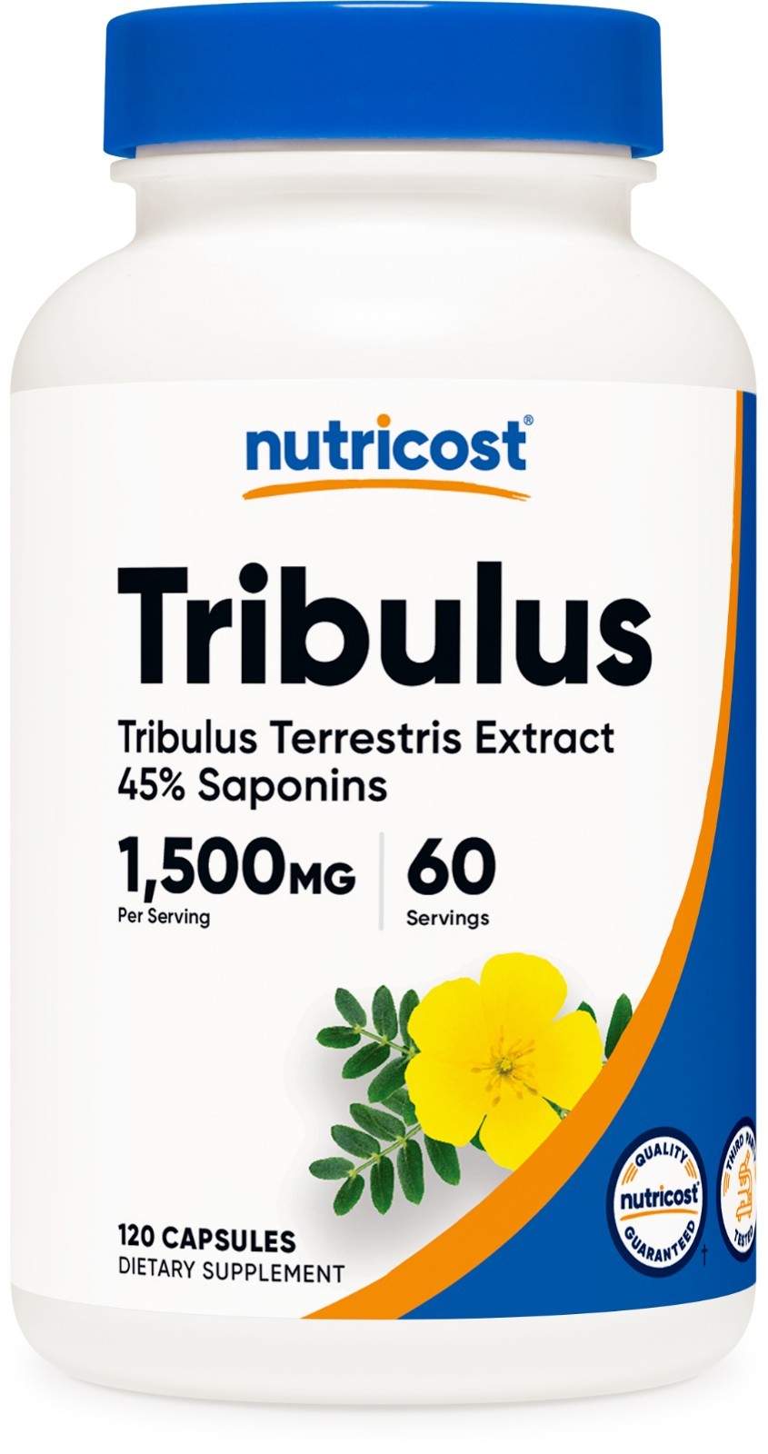 Nutricost Tribulus Terrestris Extract 1500mg, 120 Capsules, 60 Servings, Non-GMO