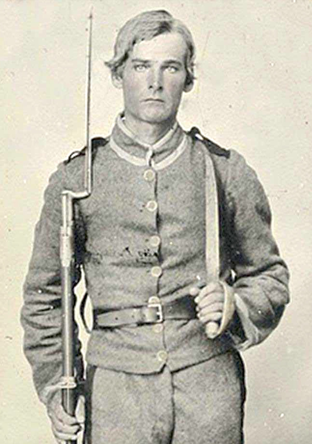 Confederate Painted Canvas Belt 39-45 inches