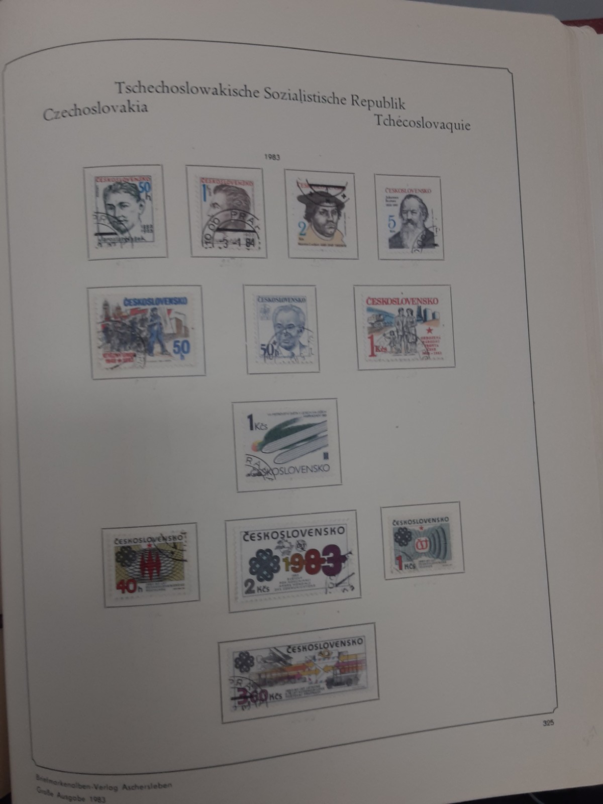 1968-1987 Czechoslovakia Soviet Socialist Republic Abria Album 1,000 + stamps