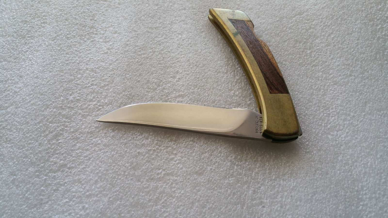 Gerber Sportsman II 2 Pocket Knife Folding Lockback Hunter Vintage + Sheath 80's