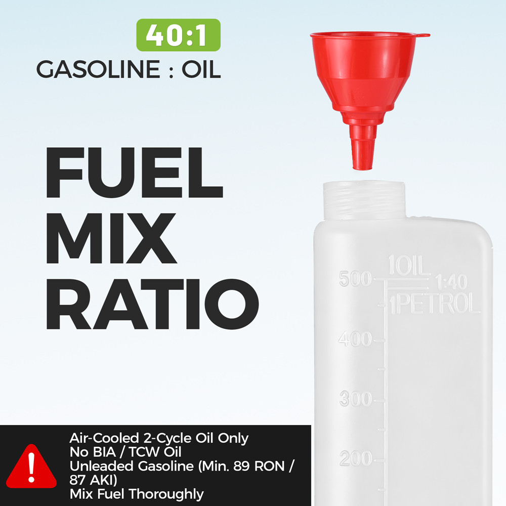 WORKPRO 62CC Gas Powered Post Hole Digger Earth Auger 2Stroke 4" 6" 8" Drill Bit