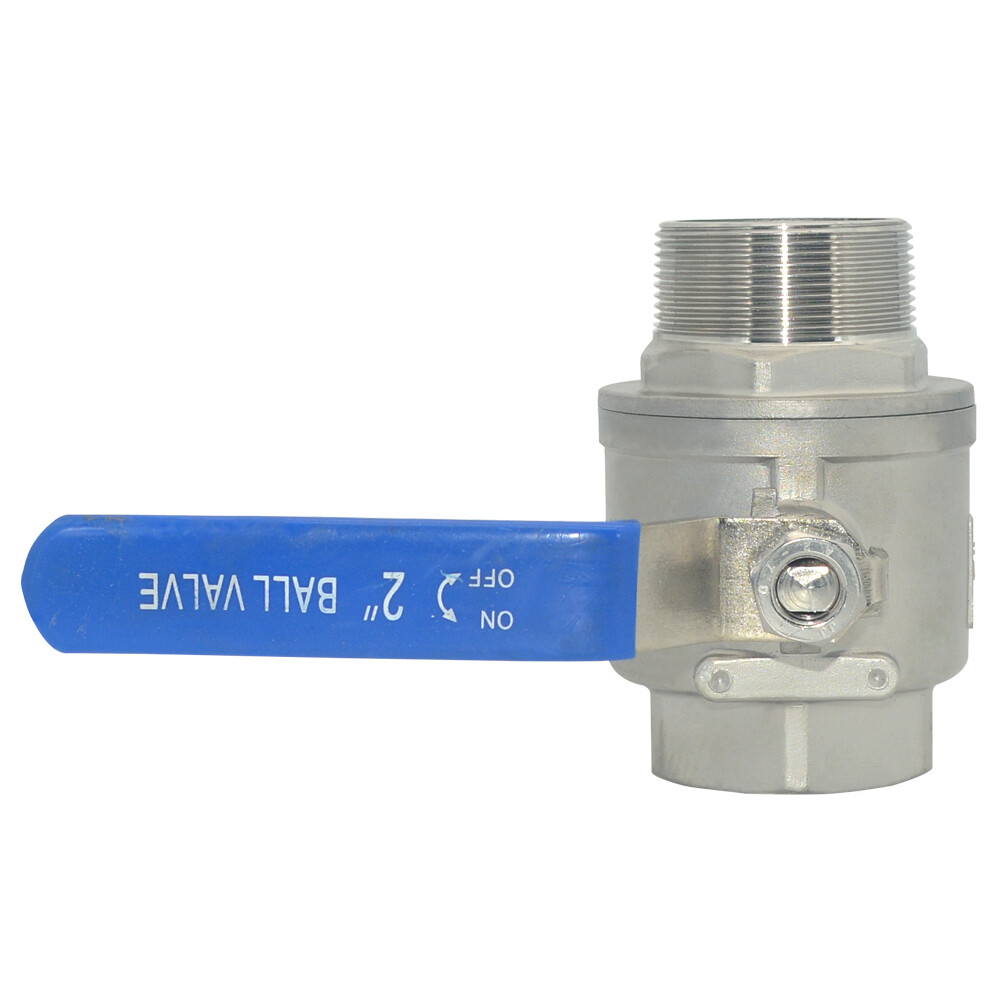 US Stock 2" inch NPT threaded MALE to Female Full Port Ball Valve Stainless 304