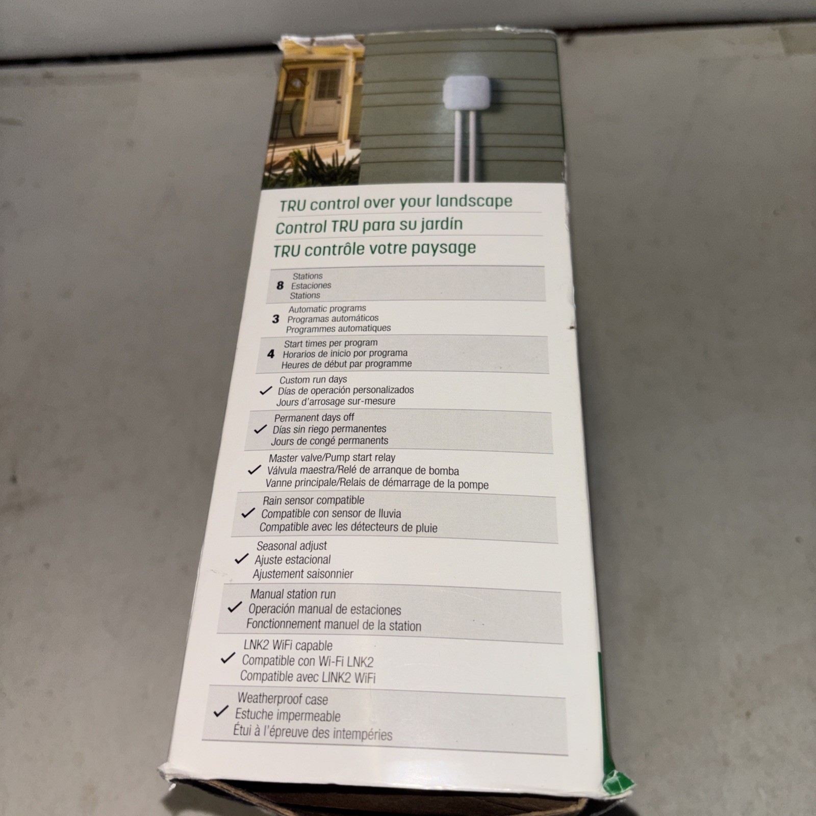 Rainbird TRU80 8 St. Sprinkler Controller Indoor/Outdoor Irrigation NEW.A7 9921