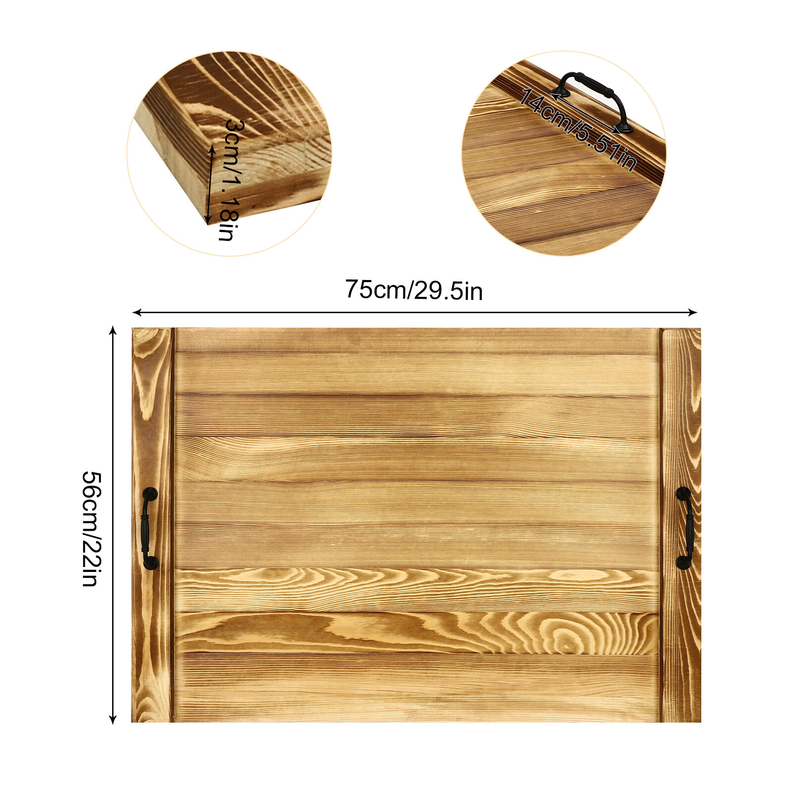 Noodle Board Stove Cover-Wood Top Covers for Electric and Gas Stove-Wooden