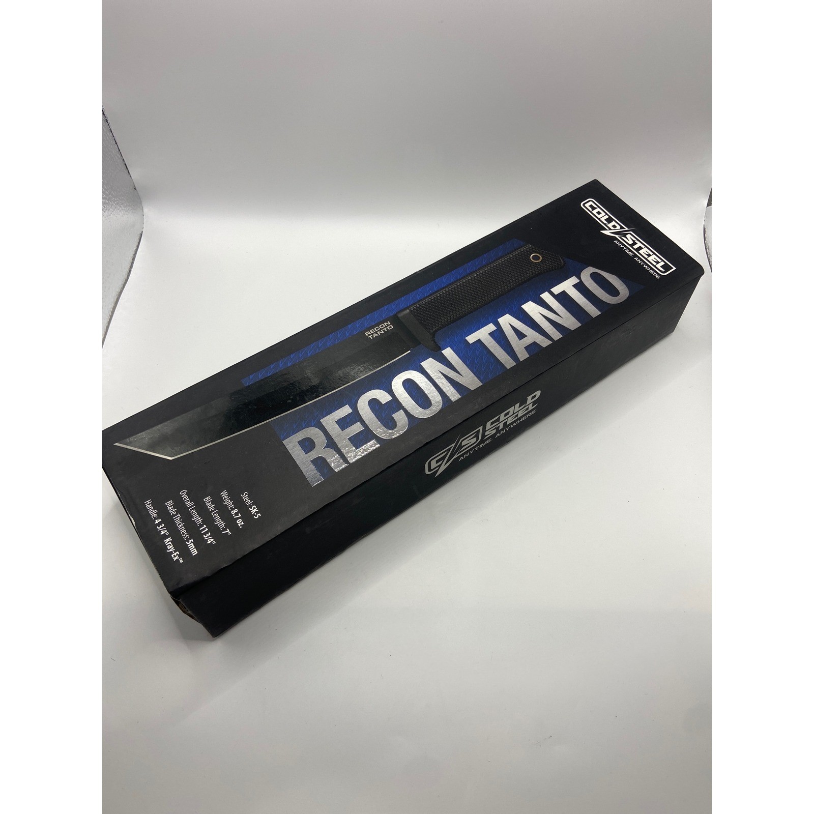 Cold Steel Recon Tanto Fixed Blade Knife SK-5 Steel SecureEx Sheath New