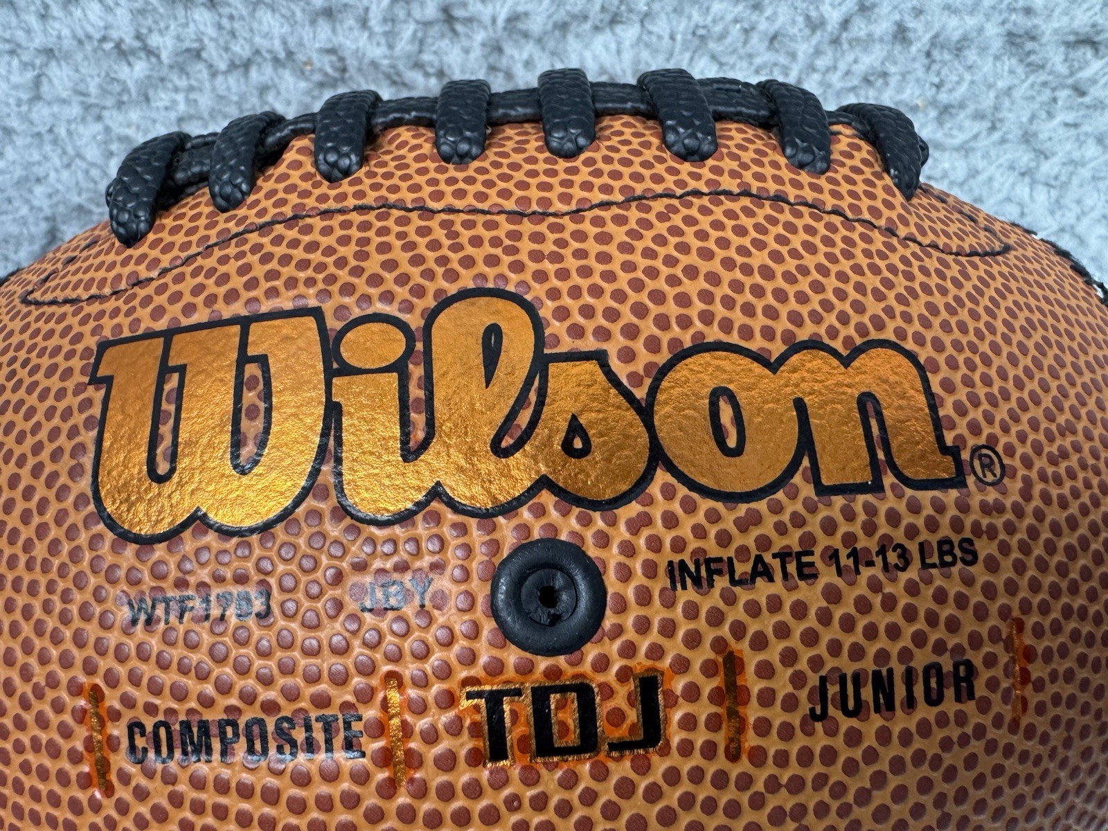 Wilson GST Junior 9-12 Youth Football Official Size 1783 Inflated New w/ No Box