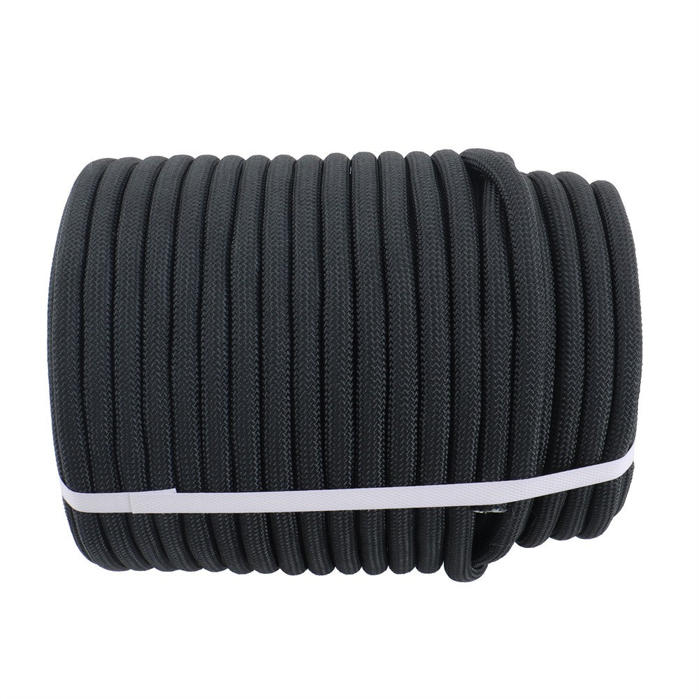 1/2" X150' Double Braided Polyester Rope Strong Arborist Rigging 48 Strand Black