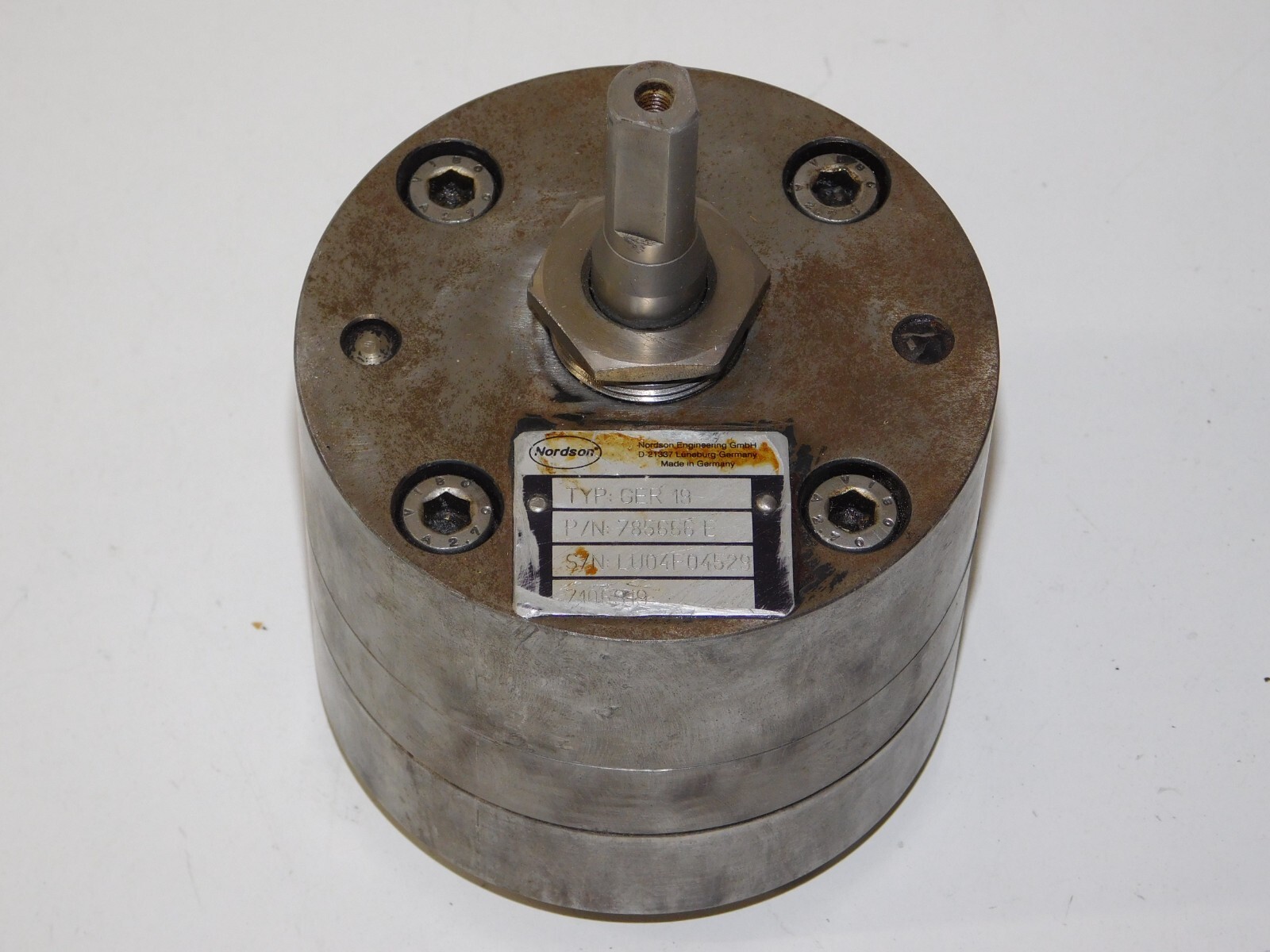 Nordson Engineering GER19 Hydraulic Motor Gear Pump 785666 Unit Made in Germany