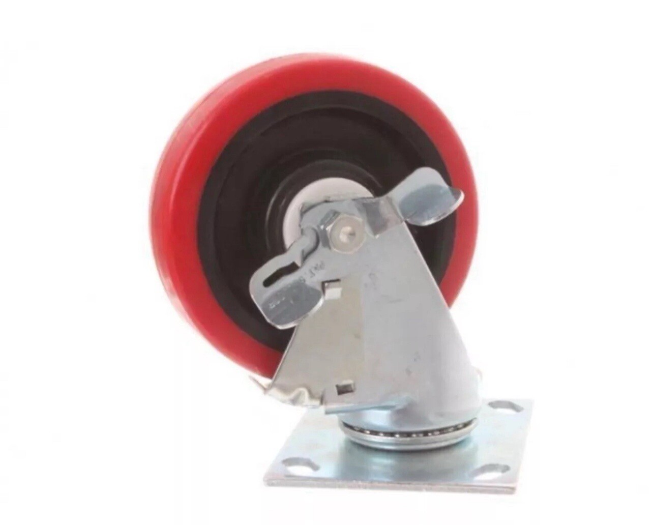 (SET OF 2) Genie 57735, SWIVEL CASTER(5"x1.5")(W/Brake)(Base Leg) SLC12,SLC18