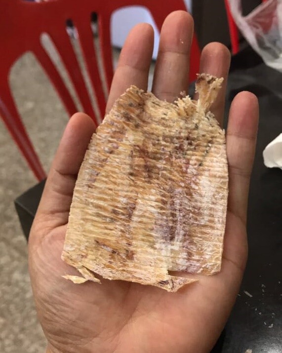 Small Thai Hand Cranked Dried Squid Grinder Axis Brass Thai Traditional Style