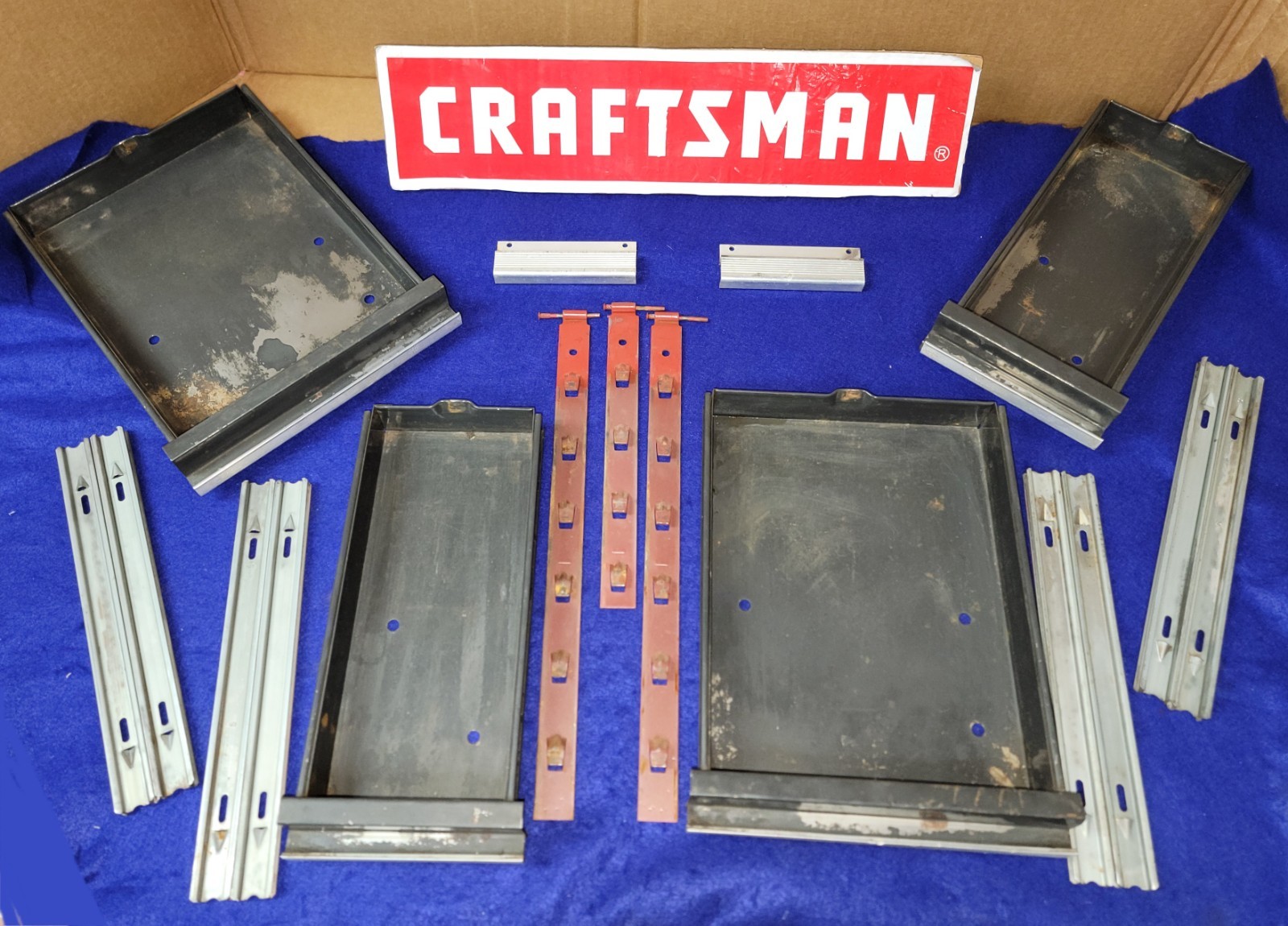CRAFTSMAN Tool Cabinet PARTS - Friction DRAWER SLIDES 10.5" Long (Sold Each) USA