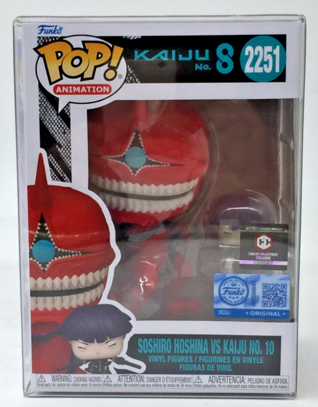 Funko Pop! Kaiju No. 8 Soshiro Vs Kaiju #2251 Chalice CC EX Funko SE W/Protector