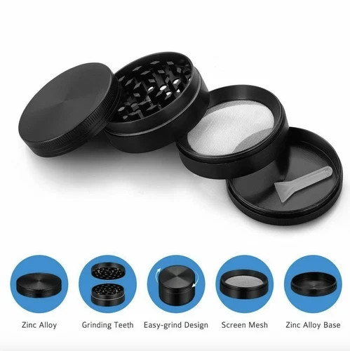 NEW! Grinder Crusher Tobacco Herb Spice Metal Alloy Portable 4 Grind US