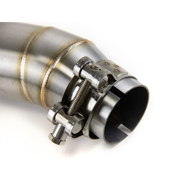 Slip for Honda CBR300R 2013-23 CBR300F Black Muffler Tips Exhaust Mid Tail Pipe