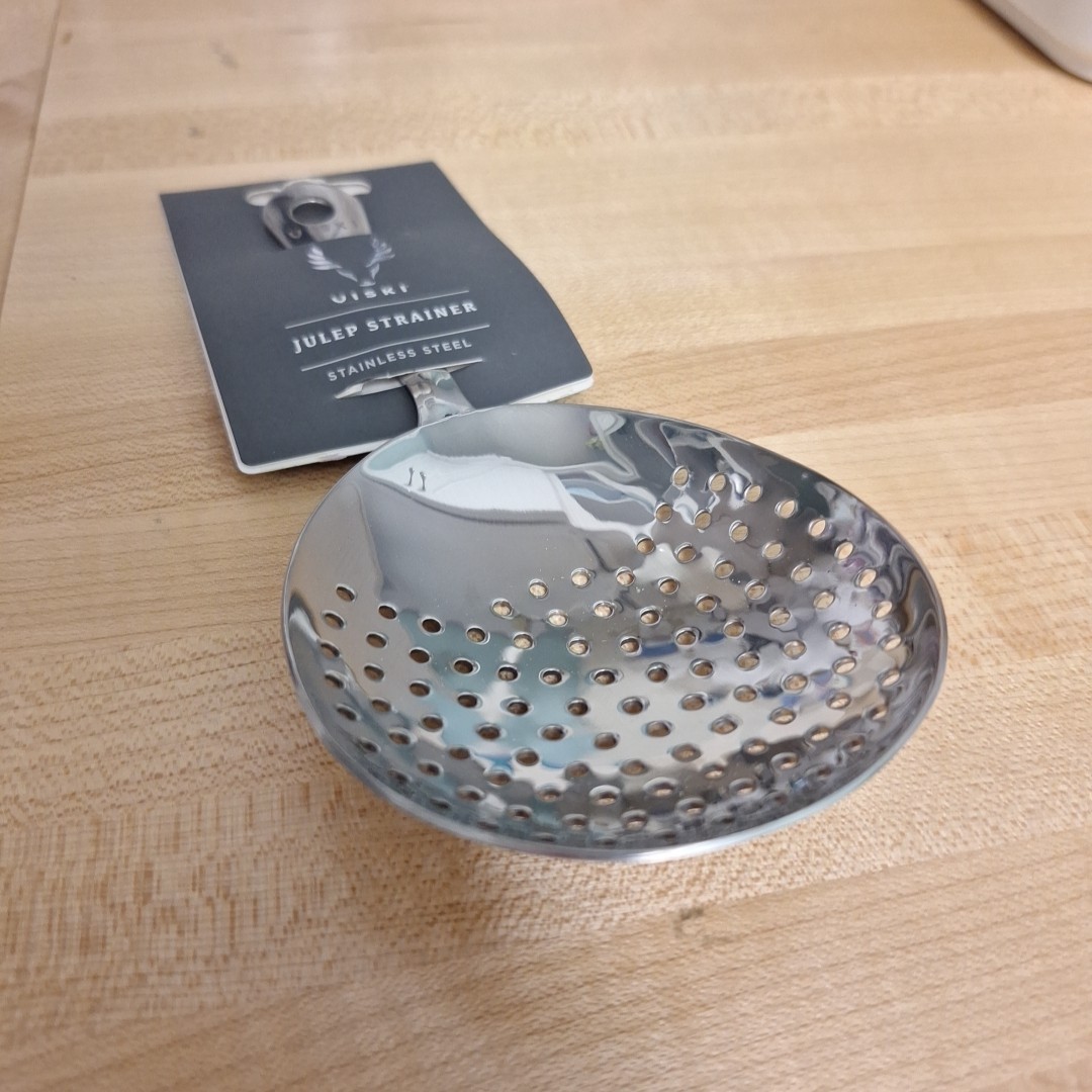 Viski Professional Stainless Steel Julep Strainer Cocktail Mixing Bar Tool NEW