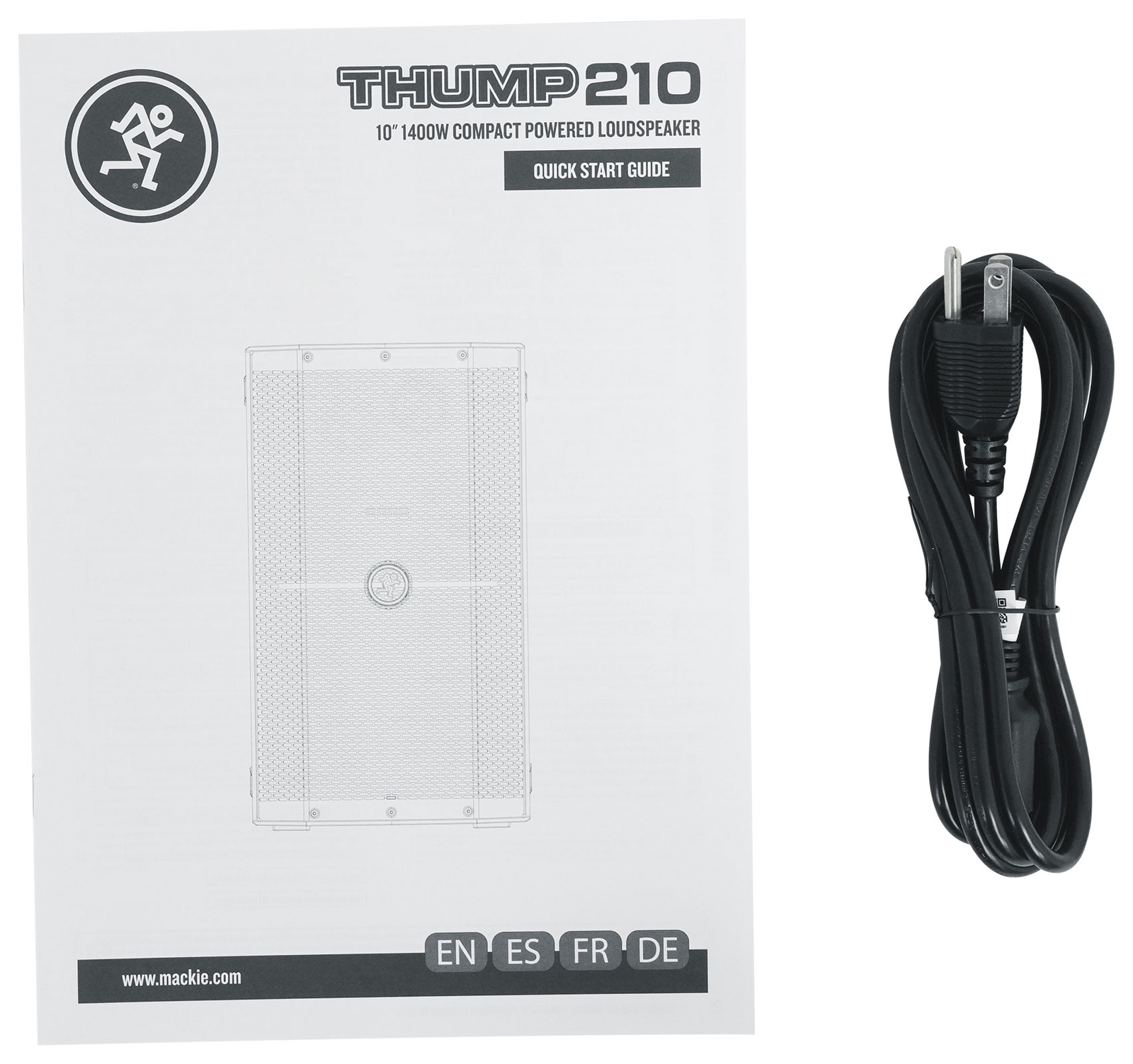 2 Mackie Thump210 10" 1400w Compact Powered DJ PA Speakers w/Feedback Eliminator