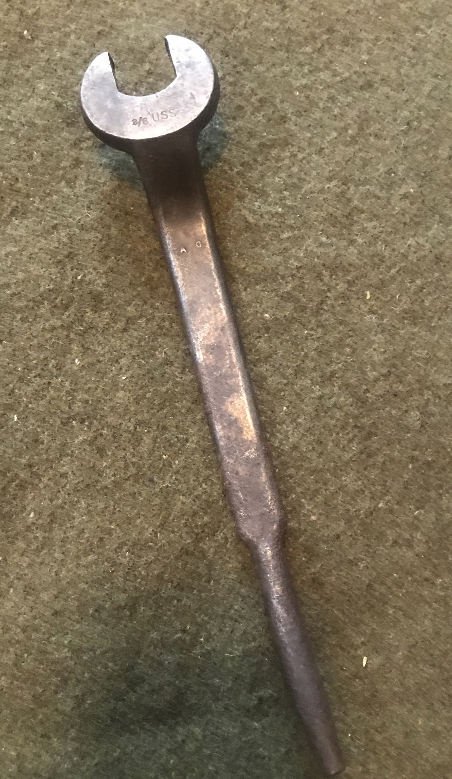 Antique Bonnet Tools Small Spud Wrench Rare 3/8 Vintage Wrench Shield Logo 🇺🇸