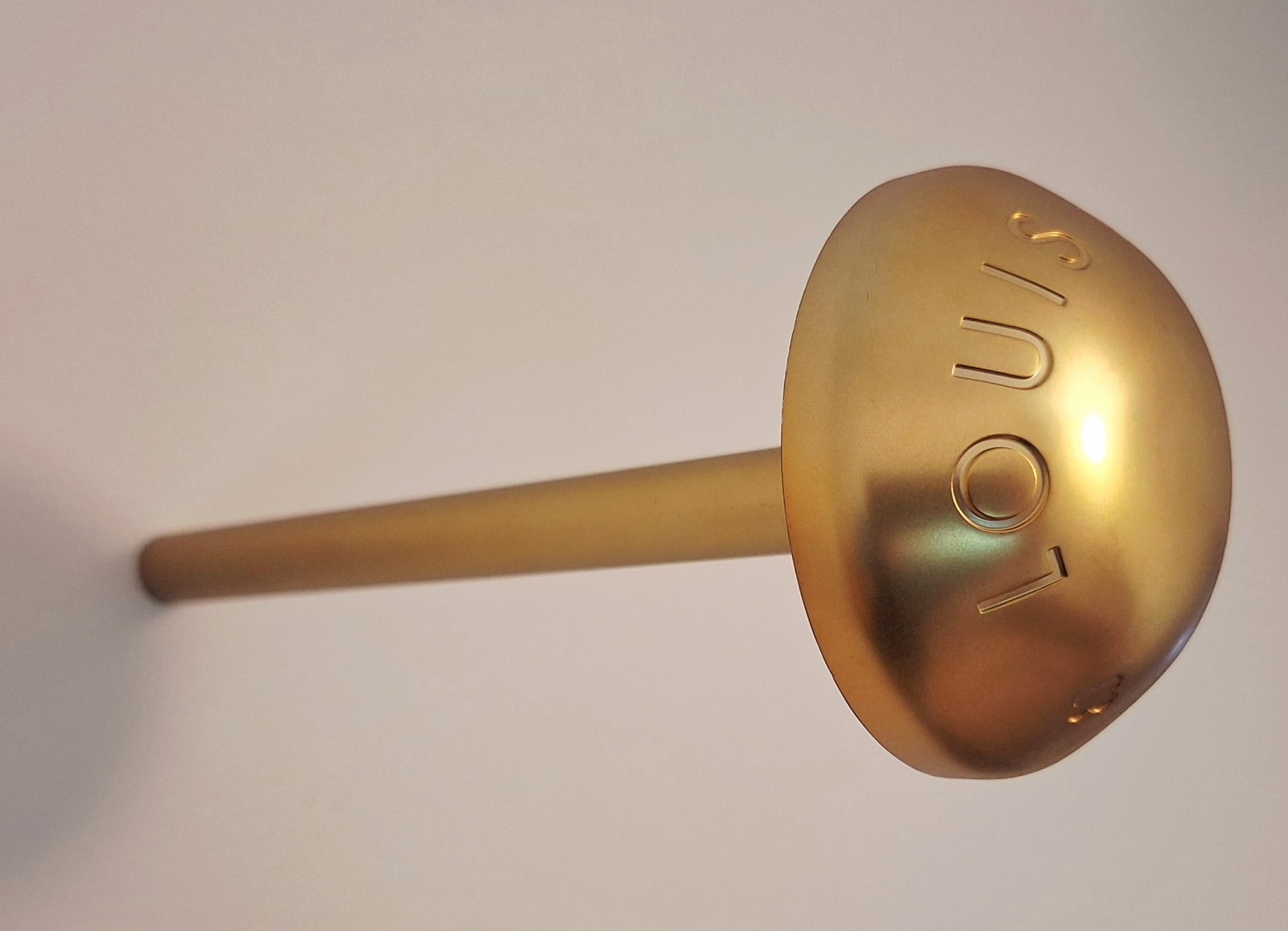 LOUIS VUITTON 2013 Store Window Display Rivet Stud LV Brushed Gold Plastic RARE