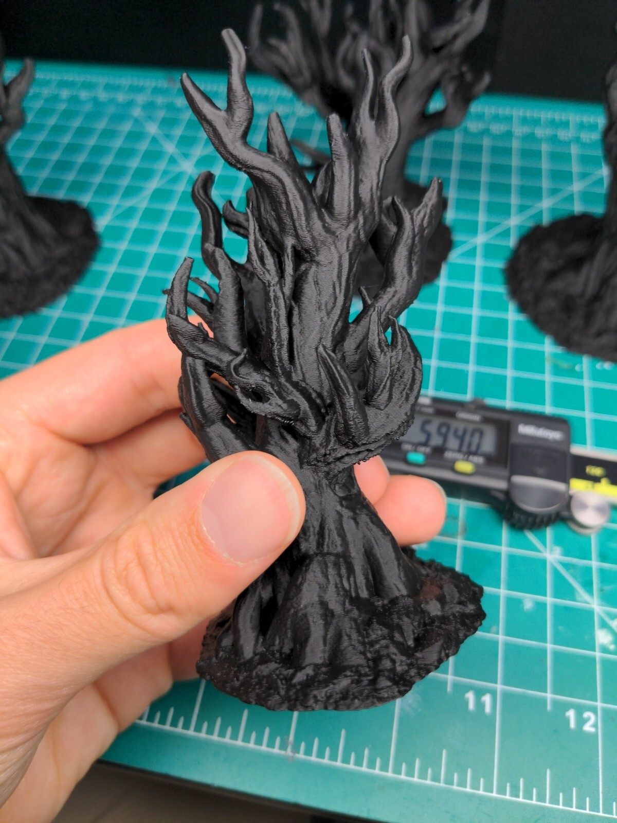 Dark Forest Tree Scatter Terrain, Miniature Forest, Tabletop Gaming, 3d Printed