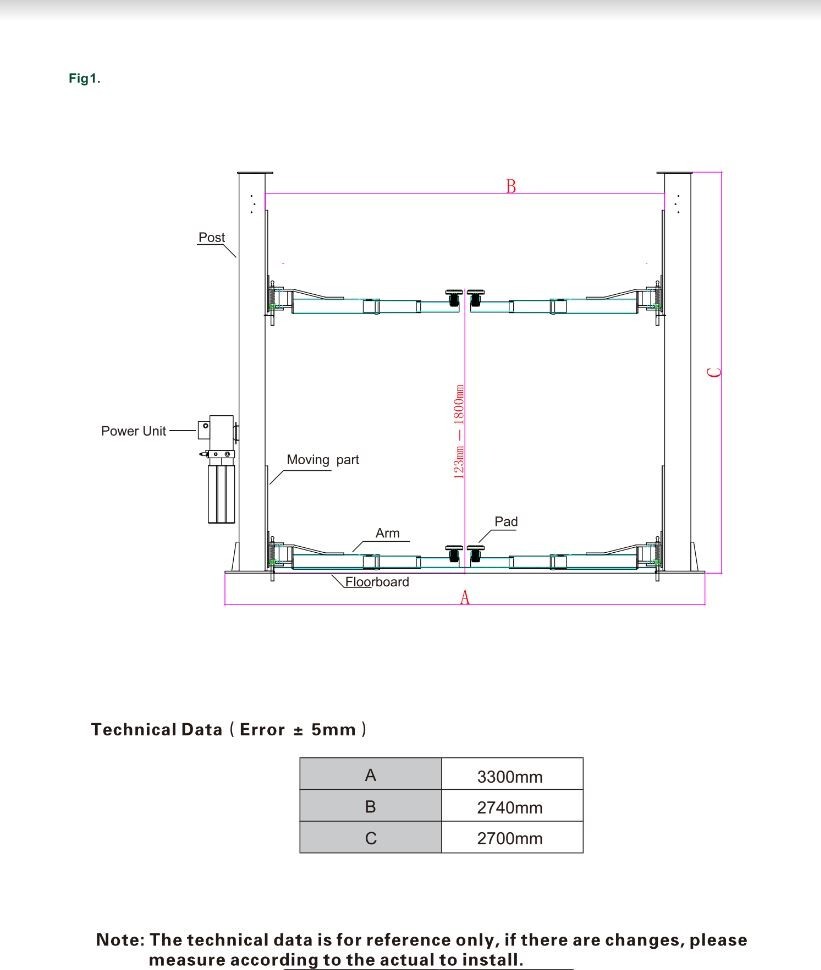 A++ L2900 Two Post Lift 9,000LB Capacity Car Auto Truck Hoist 220V FREE SHIPPING