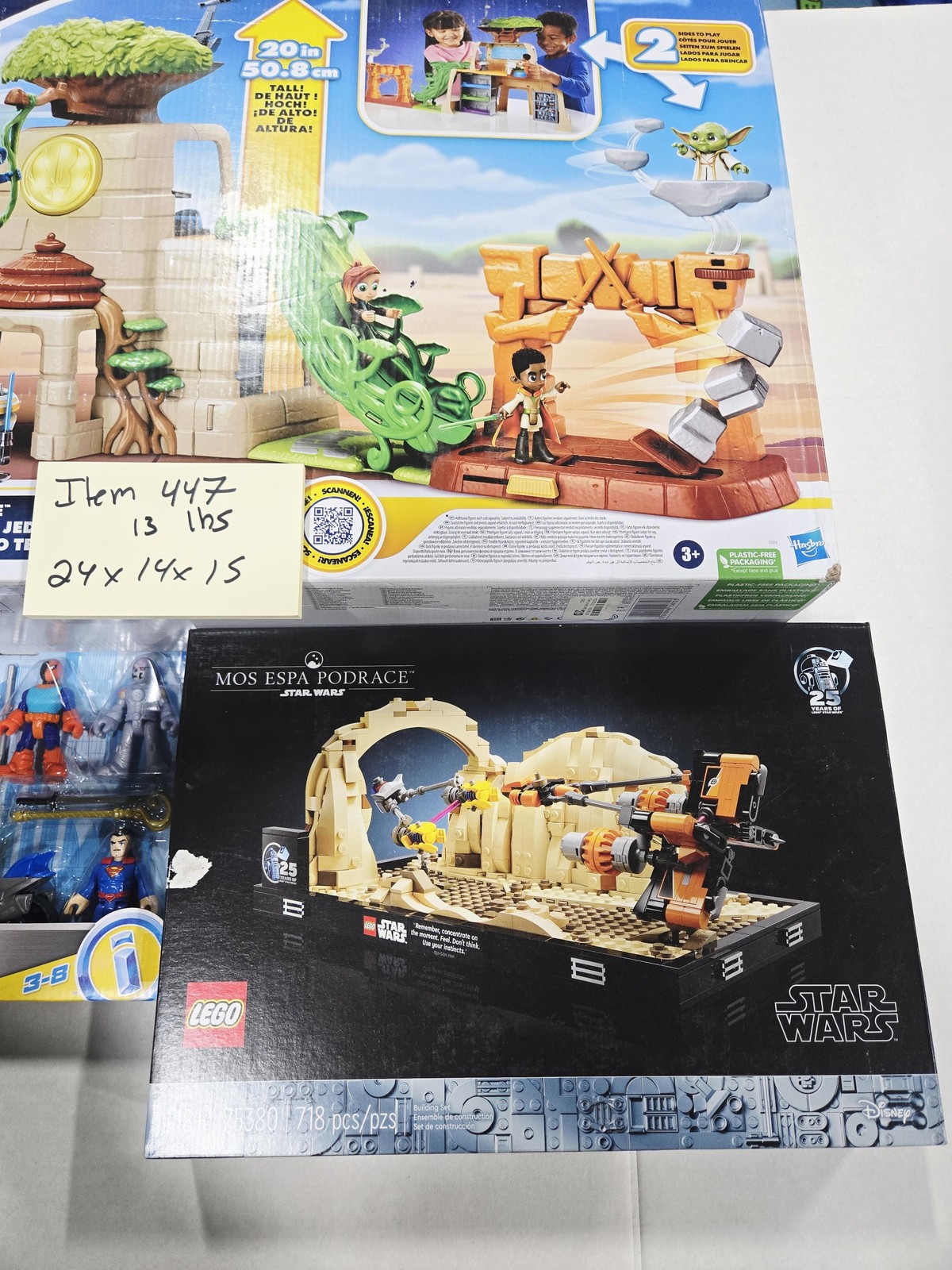 Star Wars Young Jedi LEGO Mos Espa Villainous DC Super Friends Toy Figure Lot