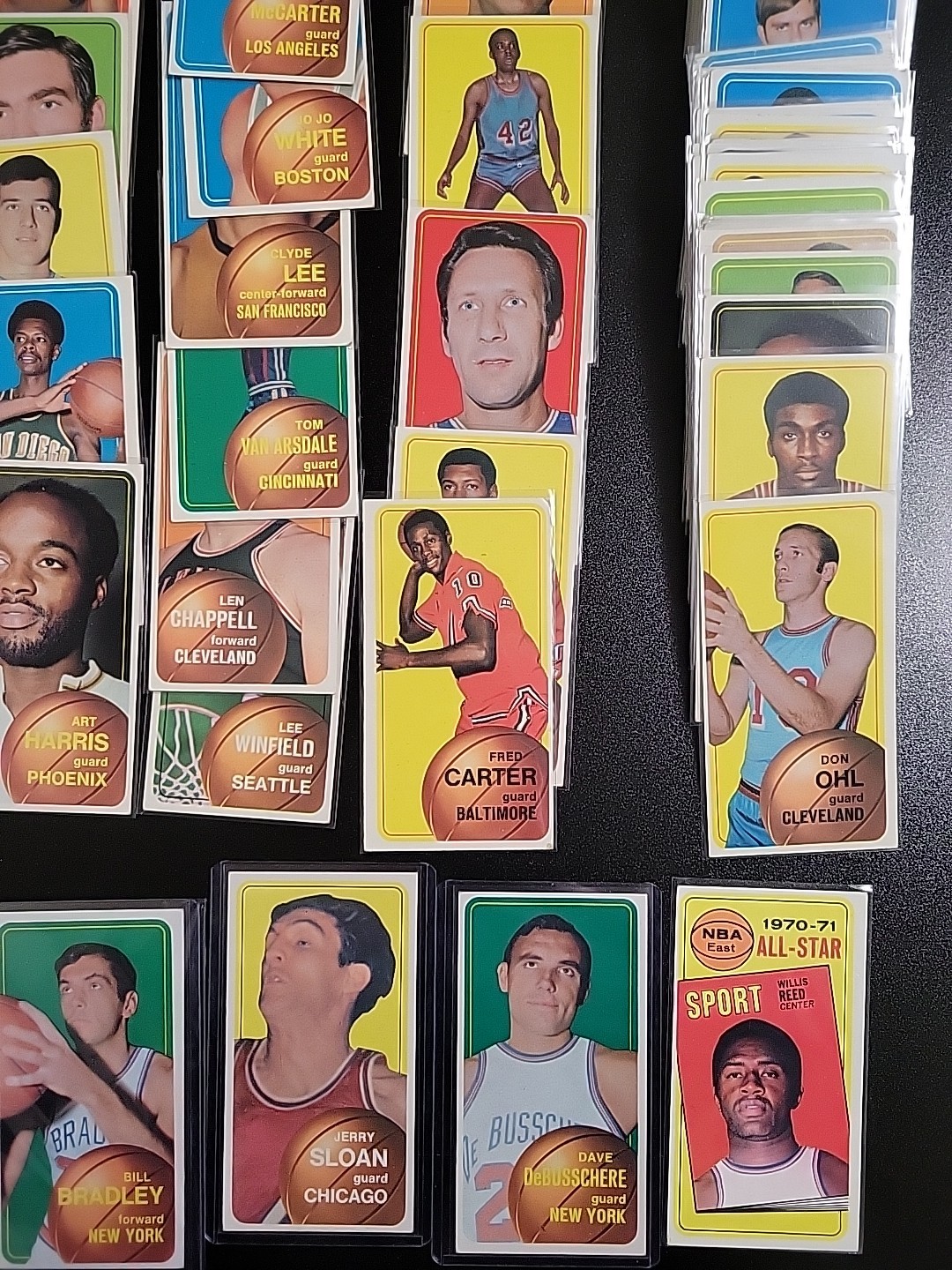 1970-1971 Topps Basketball Cards - 111 Different Tallboys - Nearly 65% of Set