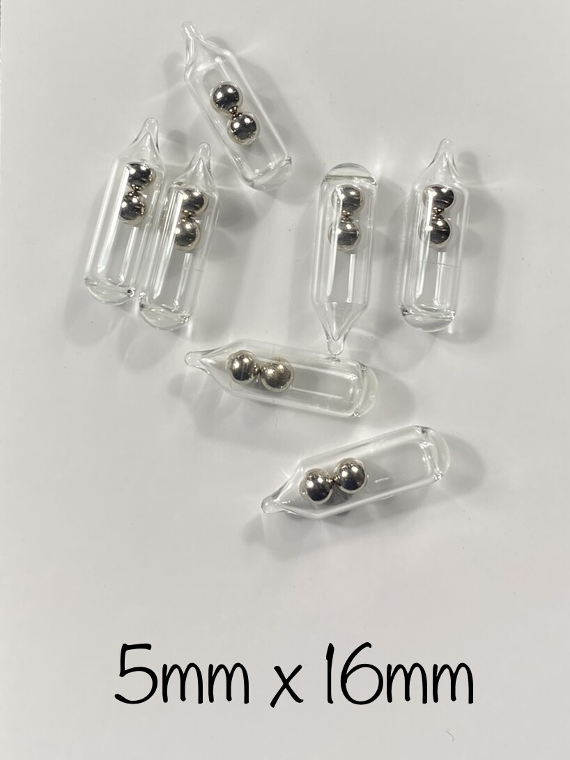 Glass Rattles - 3MM, 4MM, 5MM for Worms, Jigs, Flies, Lures and more!