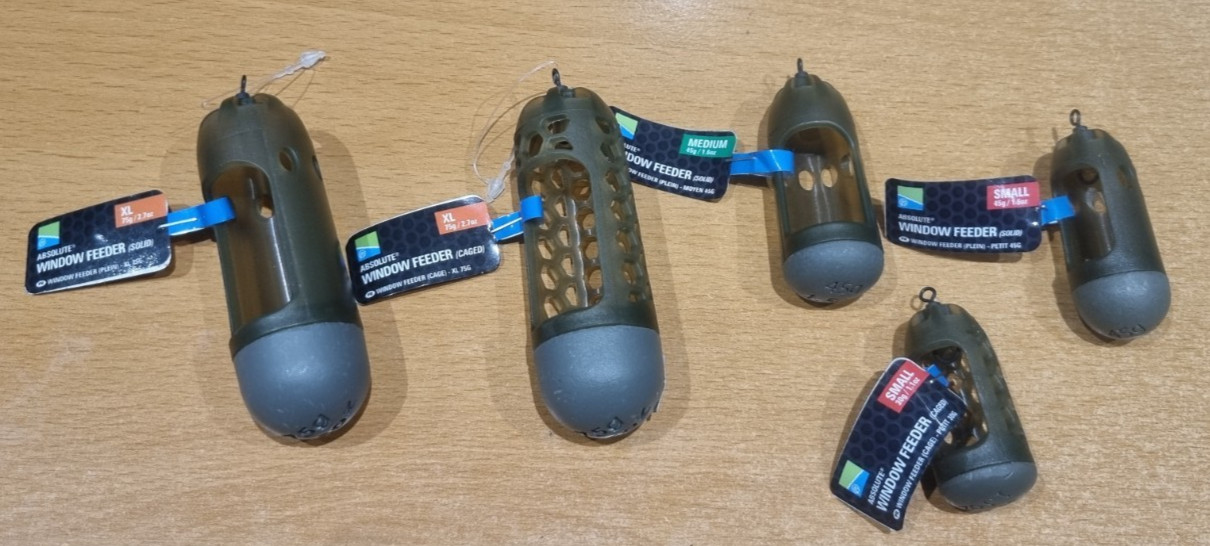 Preston Innovations Mixed   Window Feeders  Distance Feeders x 5