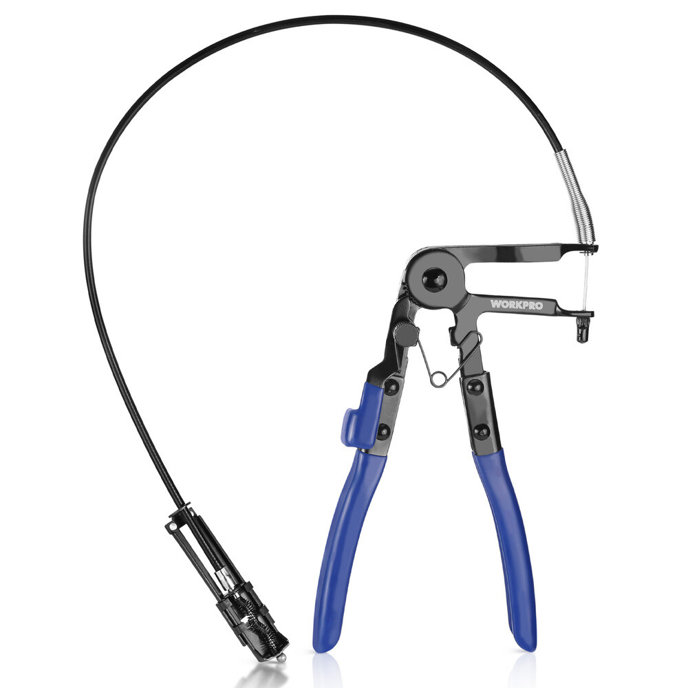 WORKPRO 27" Flexible Hose Clamp Plier Spring Plier Automotive Clamp Removal Tool