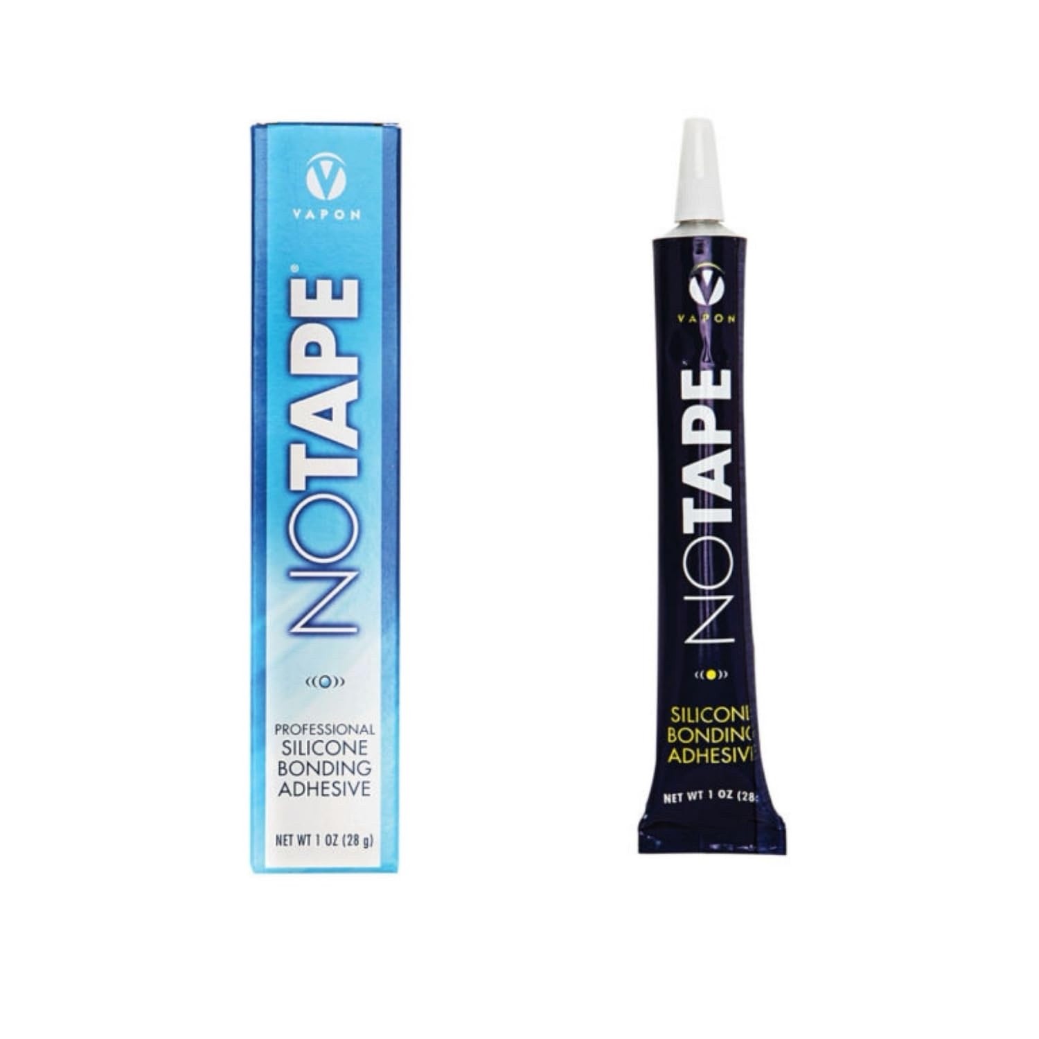 Vapon No Tape Liquid Adhesive 1.0 oz – Waterproof Wig Glue for Lace Fronts & Hai