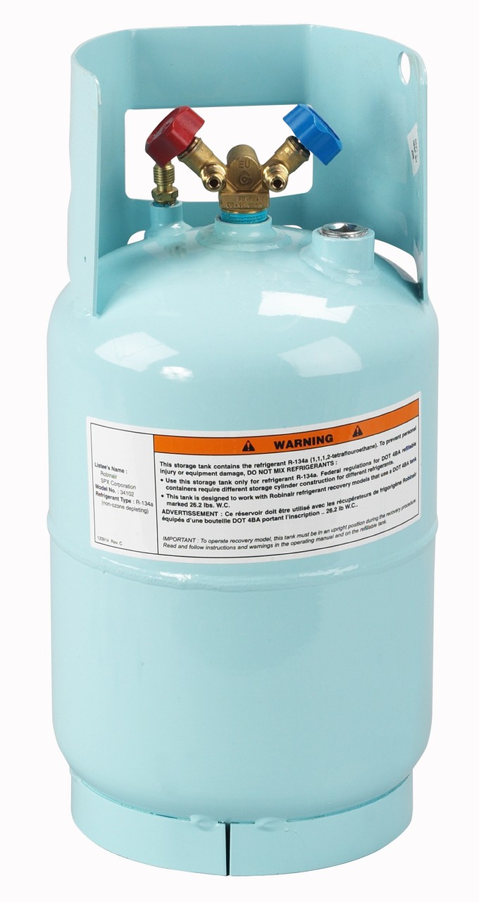 Robinair Replacement 30 lb Refrigerant Storage Tank 34102