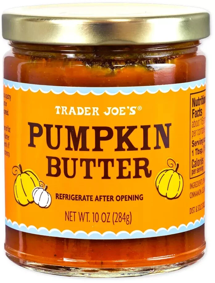 Trader Joe's 10 oz. PUMPKIN BUTTER Spreadable Glaze Topping Filling Soup BB 3/26