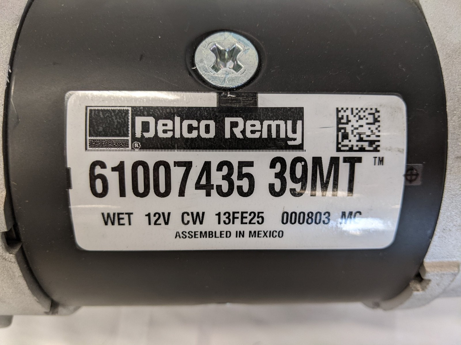 *Broken* Delco Remy 39MT Over Crank Protection Starter Motor-P/N DR 61007435
