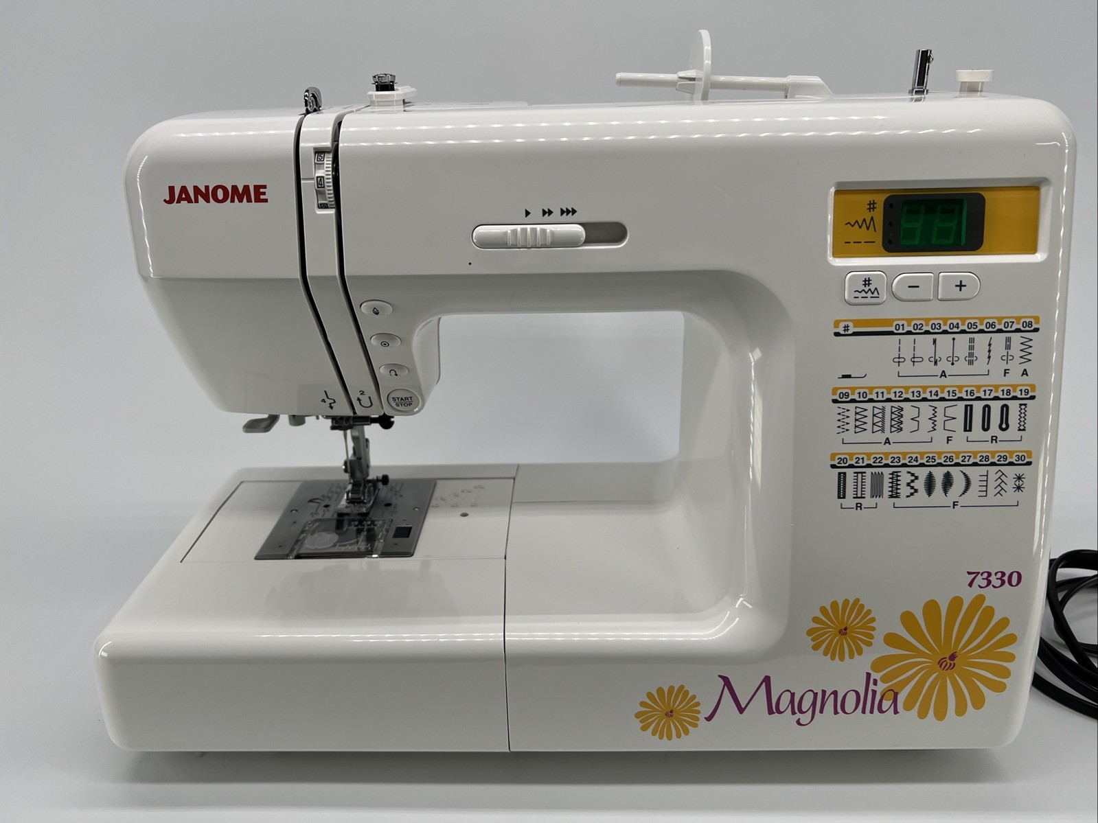 Janome Magnolia 7330 Sewing Machine with Power Cord - Excellent