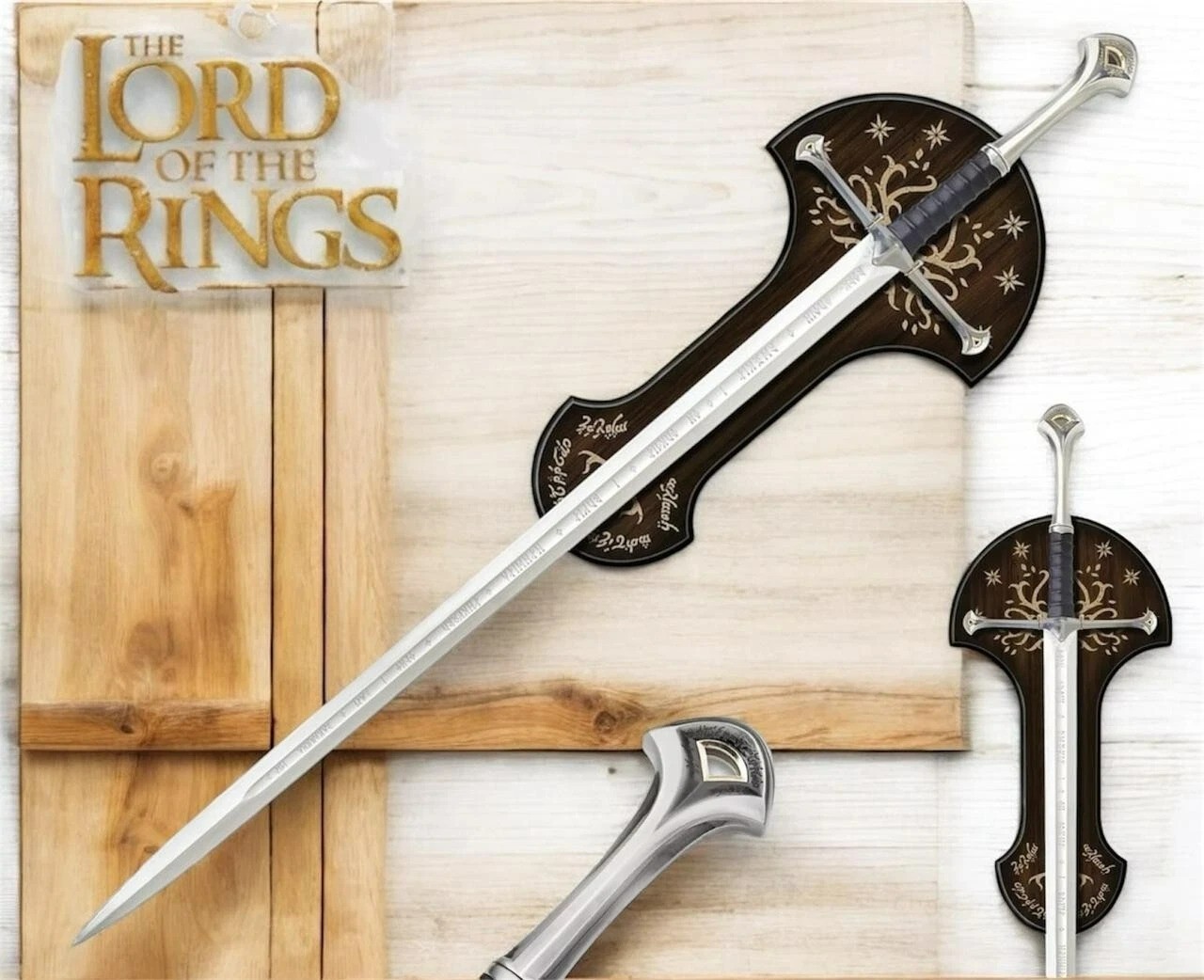 LOTR Narsil Anduril Sword fantasy collectible wall decor