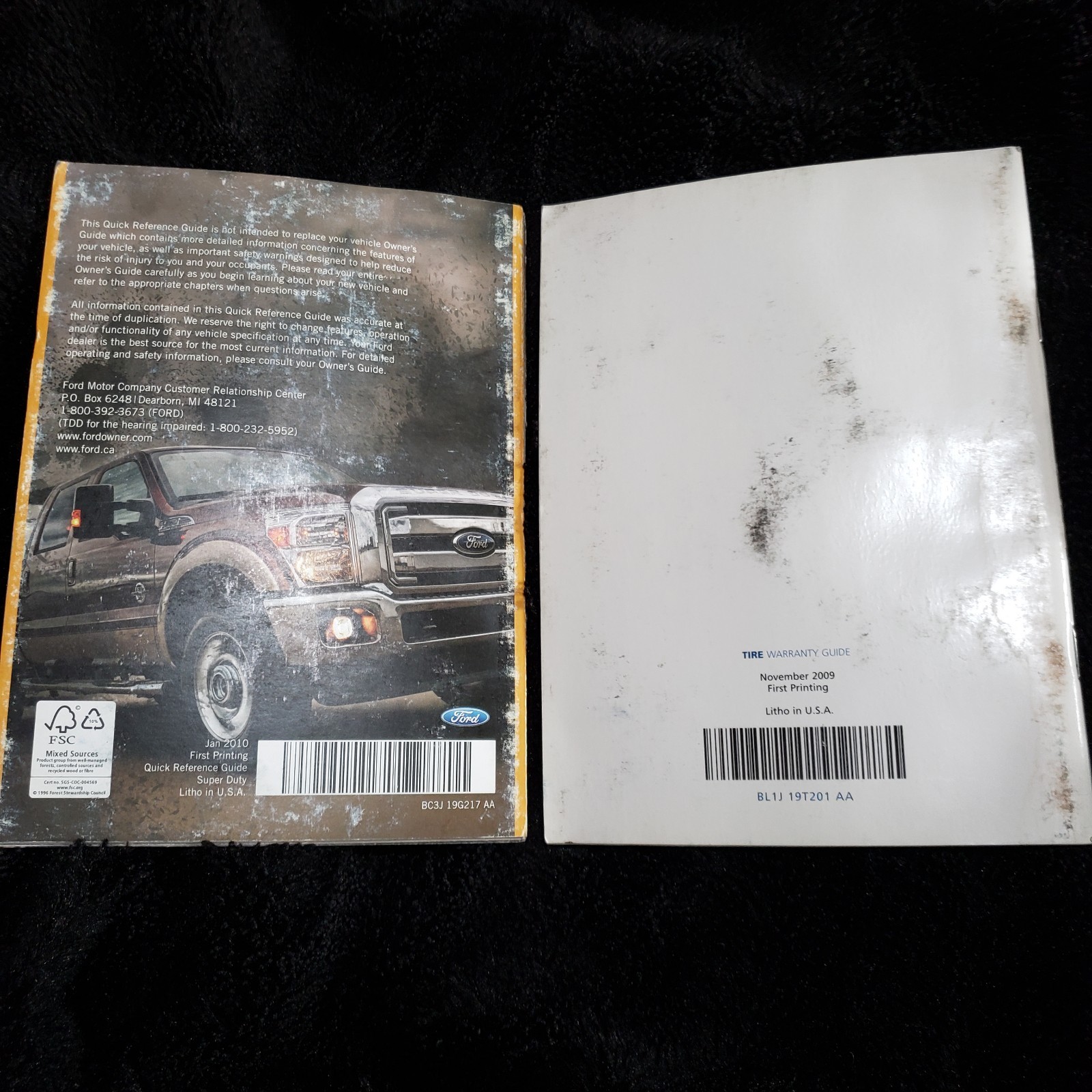 2011 Ford F250 F350 Super Duty Owners Guide Manual +Extra Information Books Case