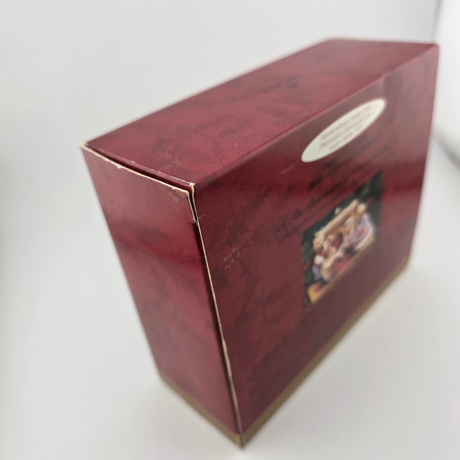 Hallmark Keepsake Bearingers Flickering Light Fireplace 2003 Ornament Tested