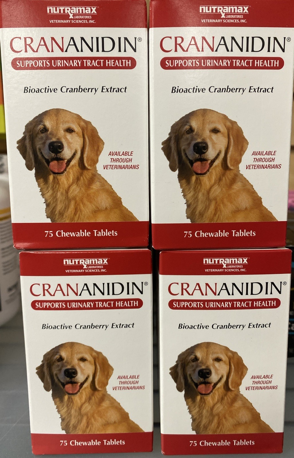 Nutramax Crananidin Bioactive Cranberry Extract 75 Chewable Tablets Exp 08-2028