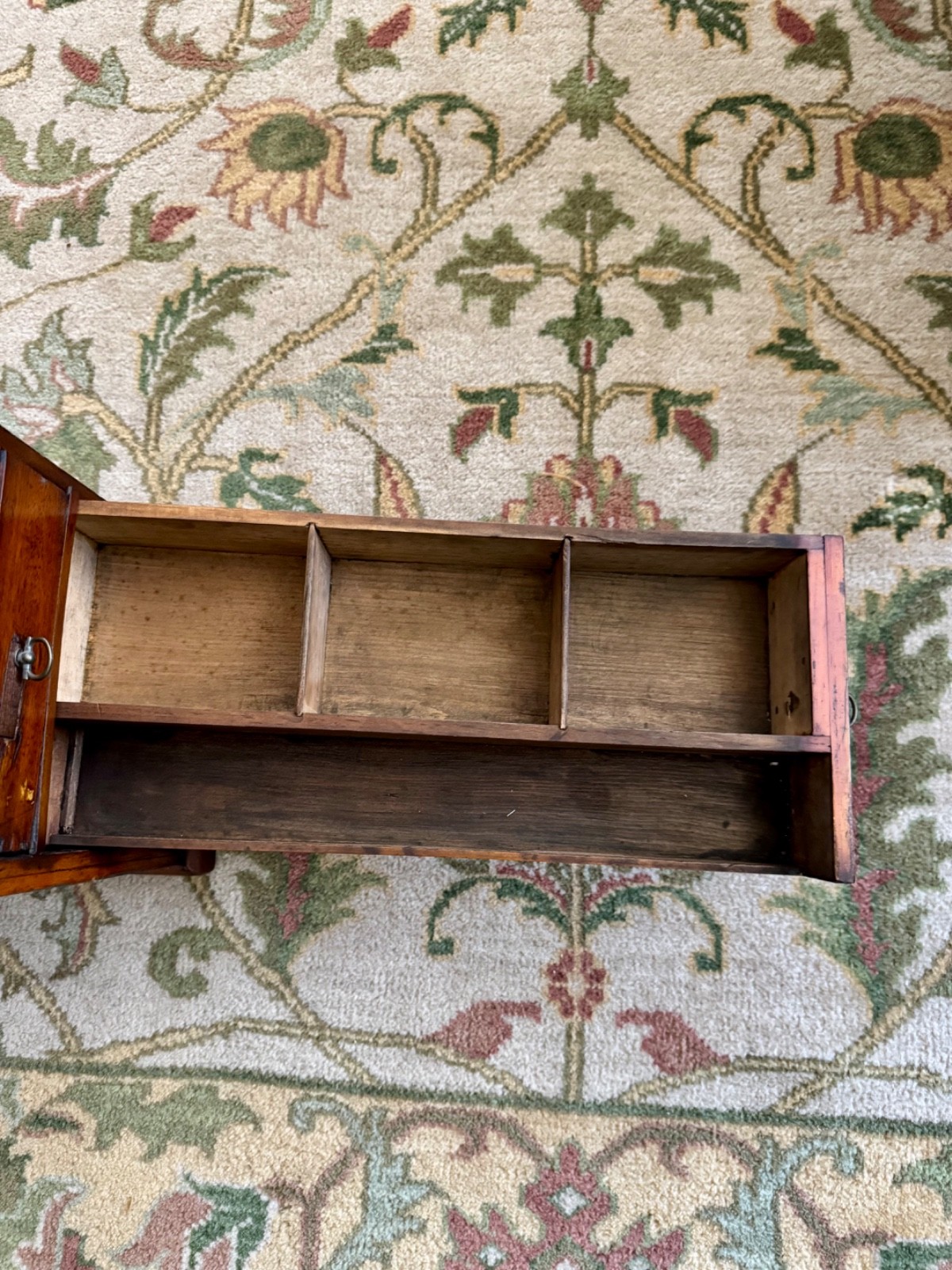 antique oak Milwards needle cabinet, all original, excellent condition,
