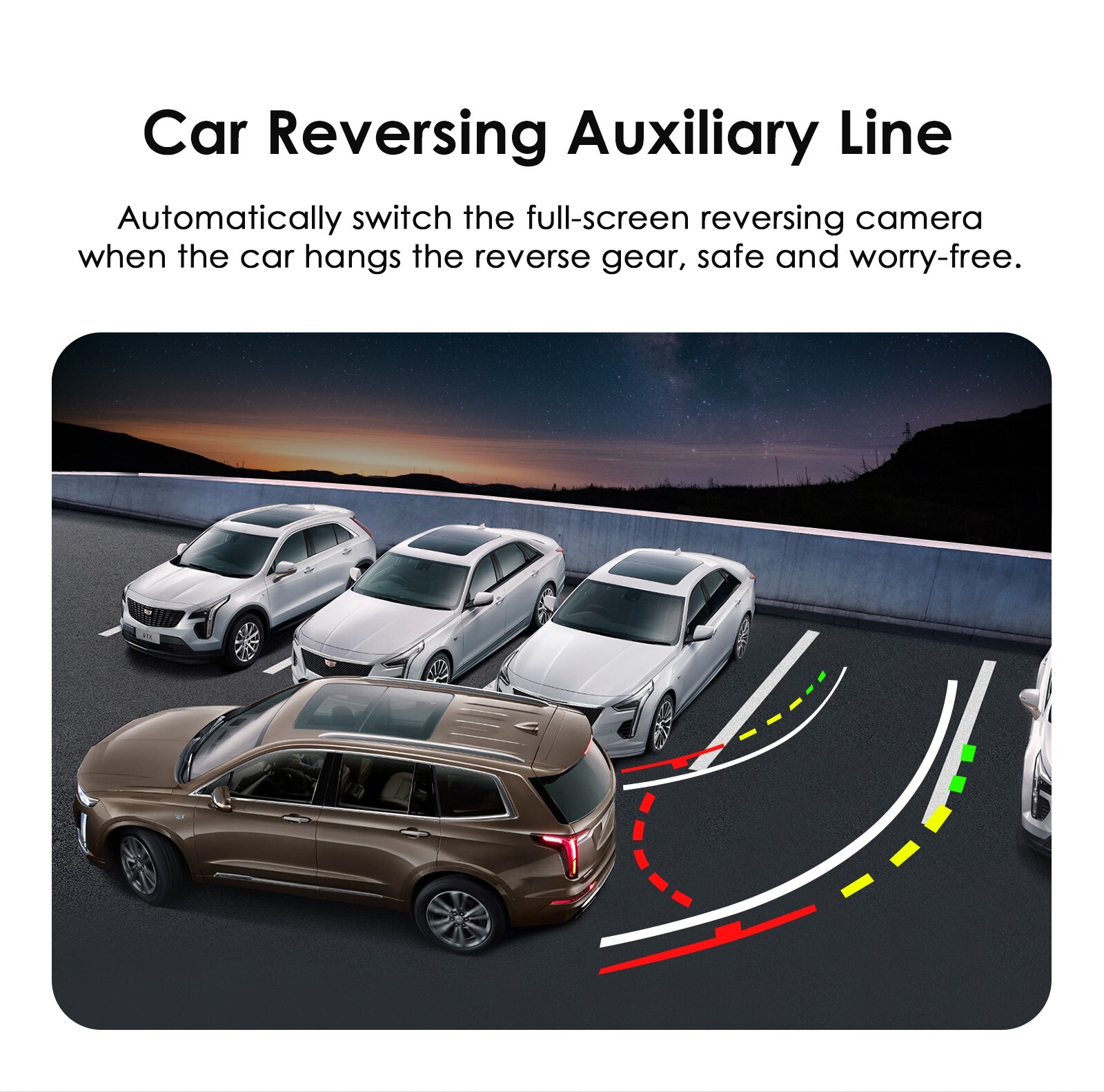 CCD HD 170° Night Vision Car Rear View Reverse Backup Parking Camera Waterproof