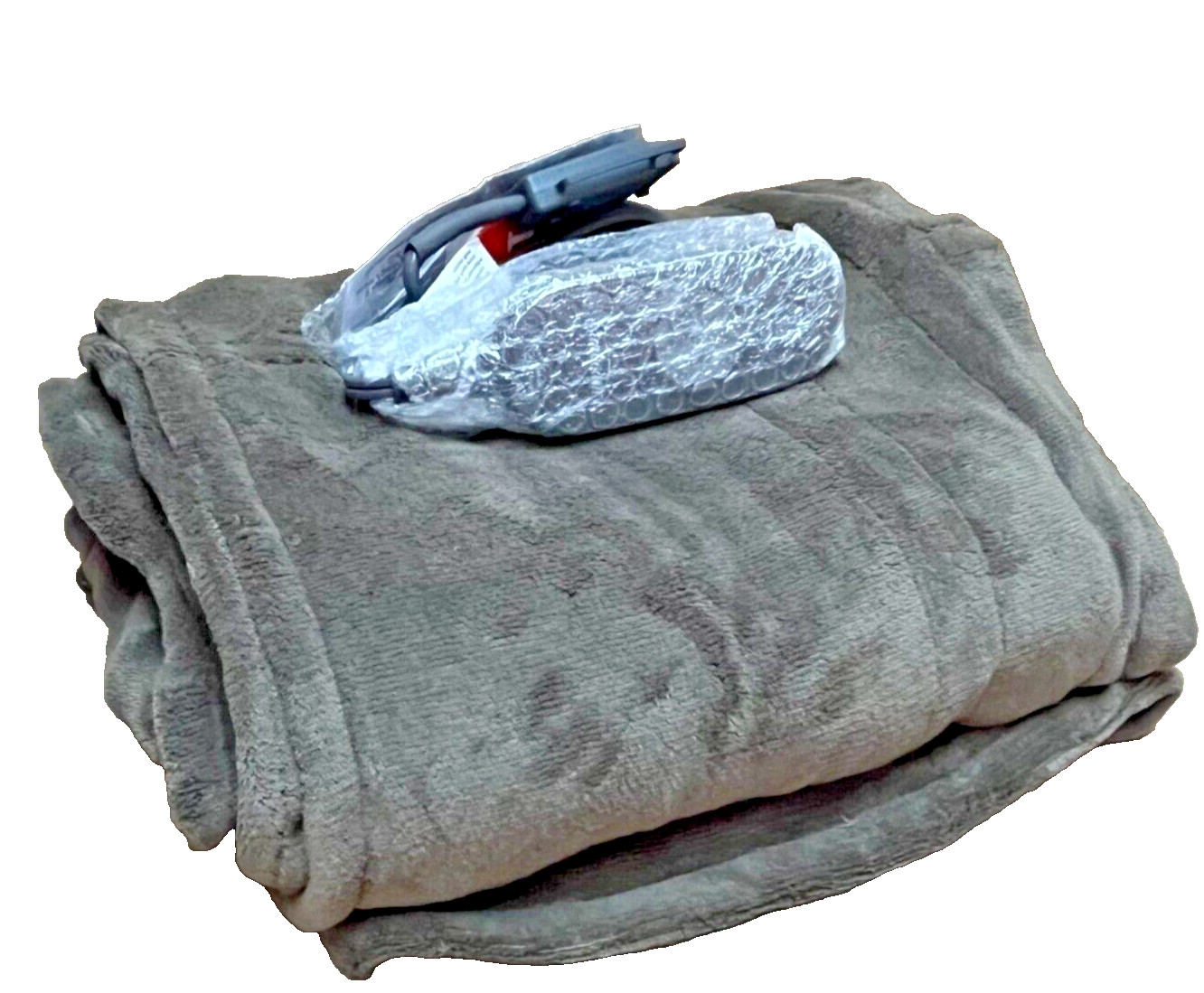 Sunbeam Royal Luxe Walnut Heated Personal Throw / Blanket, Cozy-Warm, Adjusta...