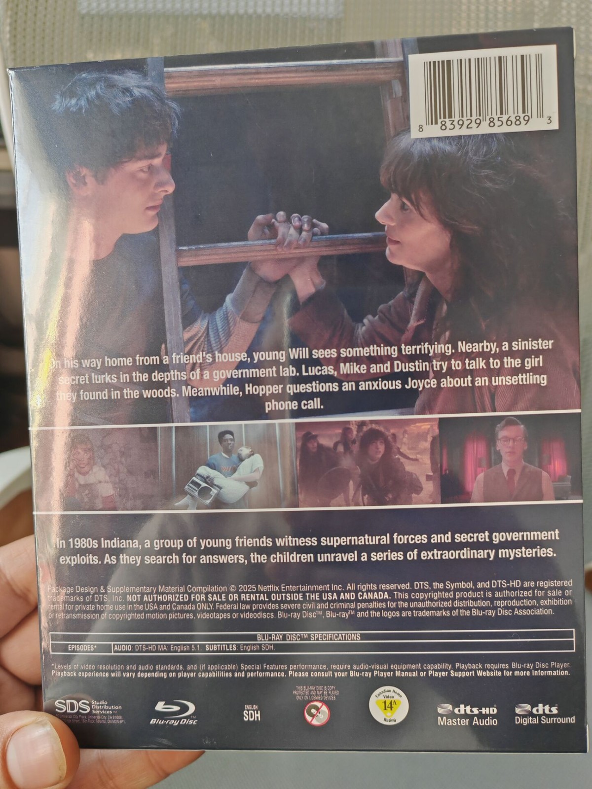 Stranger Things Season 1-5 (2025)BD 7-Disc New Box Set Sealed Complete Set