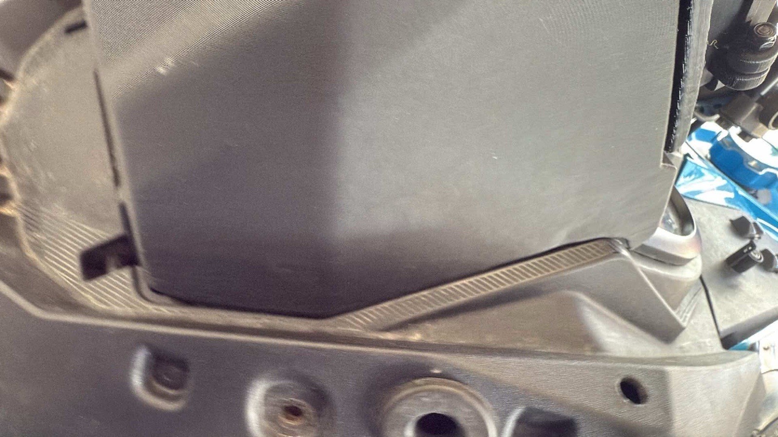 Ski-Doo XS XM Glovebox Extension 3d printed