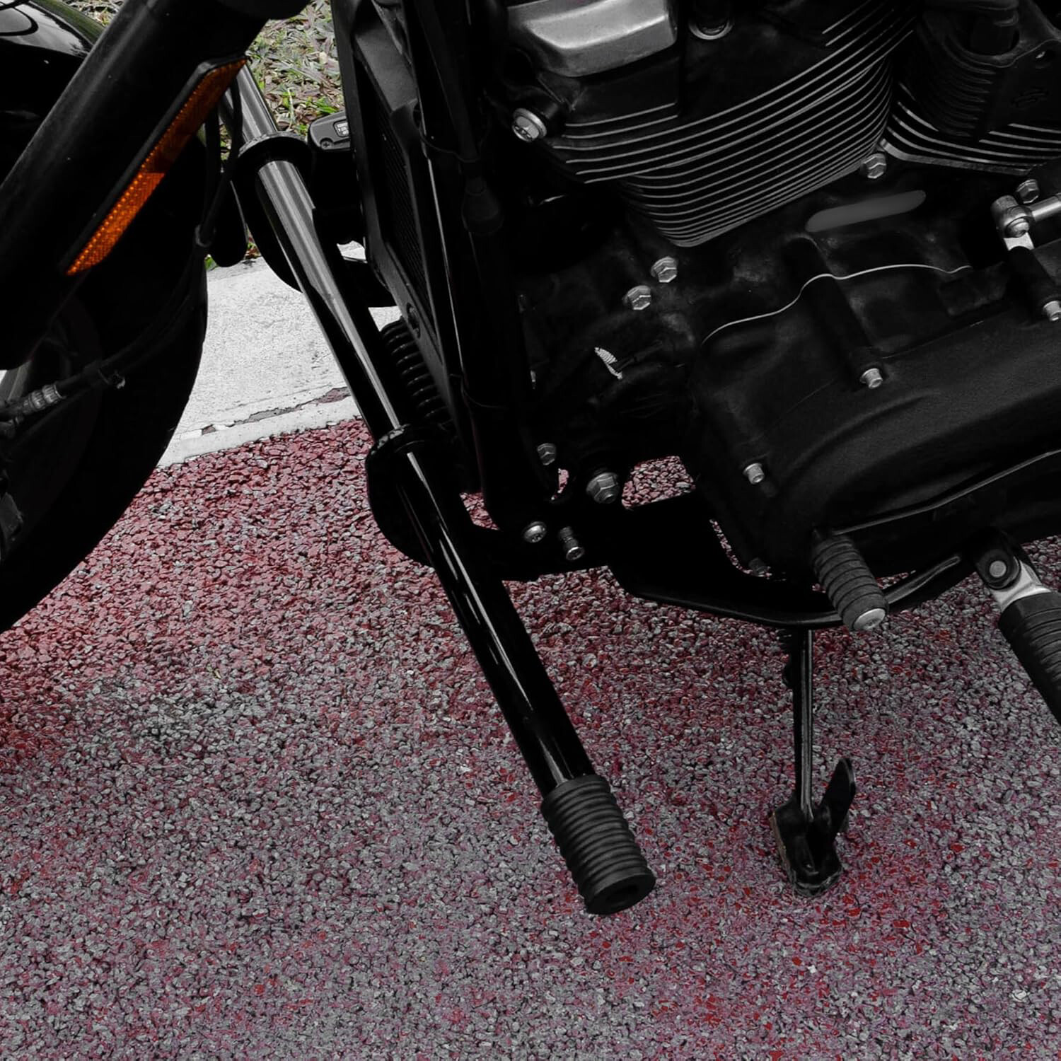 For Harley Softail Front & Rear Engine Guard Crash Bar Low Rider StreetBob 18-25