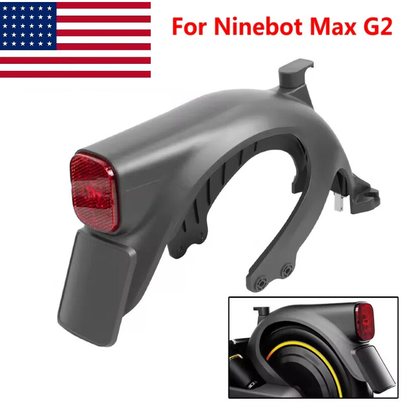 For Segway Ninebot Max G2 Electric Scooter Rear Fender Mudguard Taillight Set US