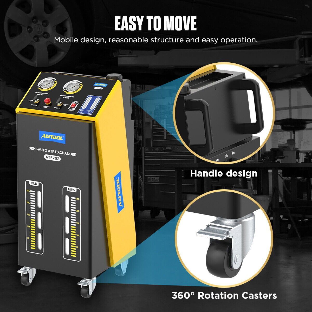 AUTOOL® ATF Exchanger Automatic Gearbox Transmission Fluid Oil Exchange Cleaning