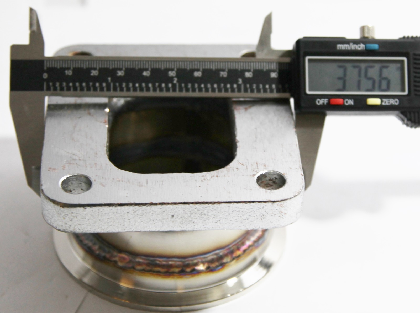 Combo Kit T4-4Bolt to 3"ID V-Band Flange Steel Adapter+Gasket+Clamp+Flanges